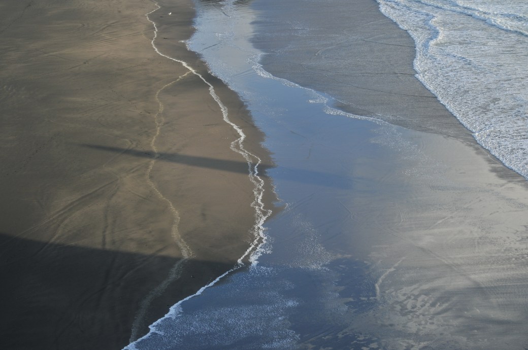 Water, sand and shadows