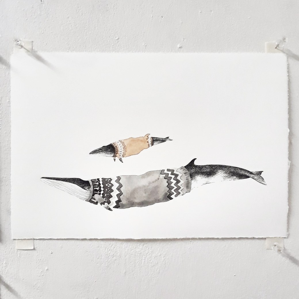 Icelandic Whales in Lopapeysa