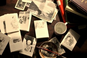 Studio Table Book of the North WIP 04